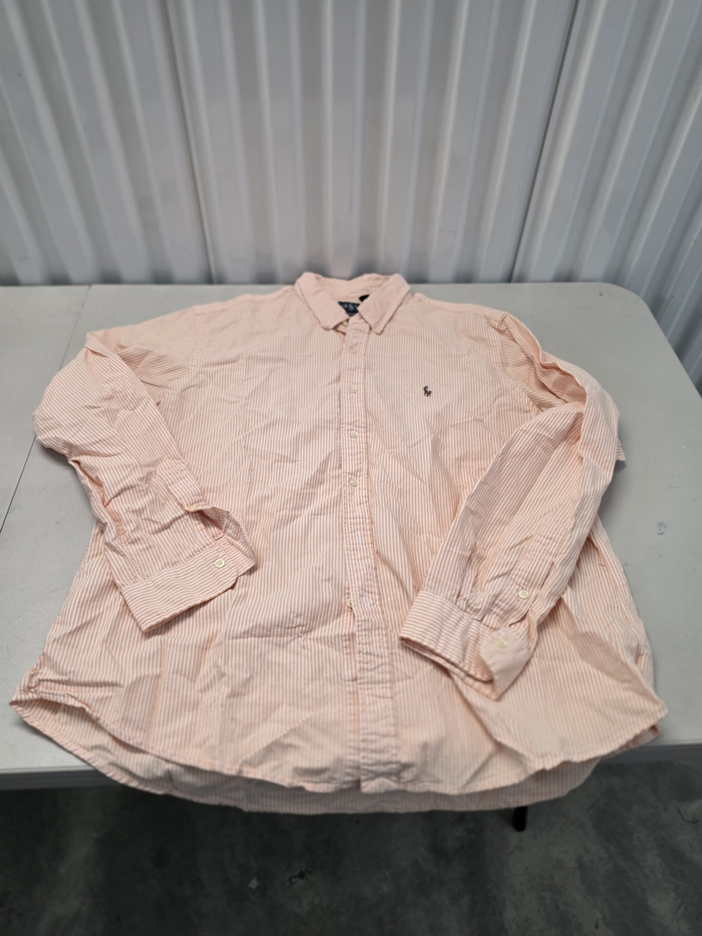 Ralph Lauren Custom Fit Button Down Shirt Men's Size XXL